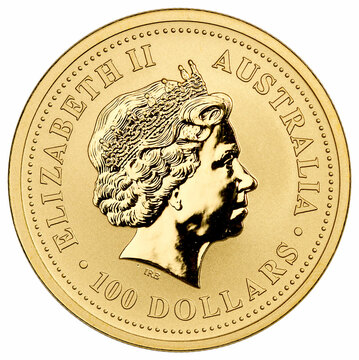 2005 100 Dollars – Elizabeth II (4th Portrait – Year of the Rooster – Gold Bullion Coin)