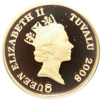 2008 15 Dollars – Elizabeth II (Lucky waving cat)