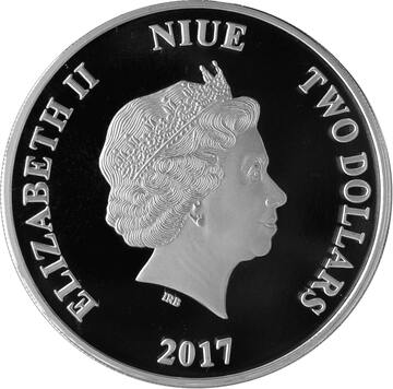 2017 2 Dollars – Elizabeth II (Amphora)
