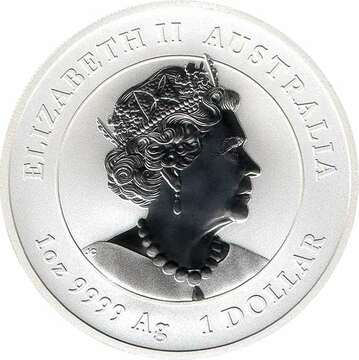 1 Dollar – Elizabeth II (6th Portrait – Year of the Mouse – Silver Bullion Coin)