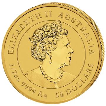 2020 50 Dollars – Elizabeth II (6th Portrait – Year of the Mouse – Gold Bullion Coin)