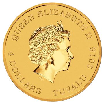 2018 4 Dollars – Elizabeth II (Diwali Festival)