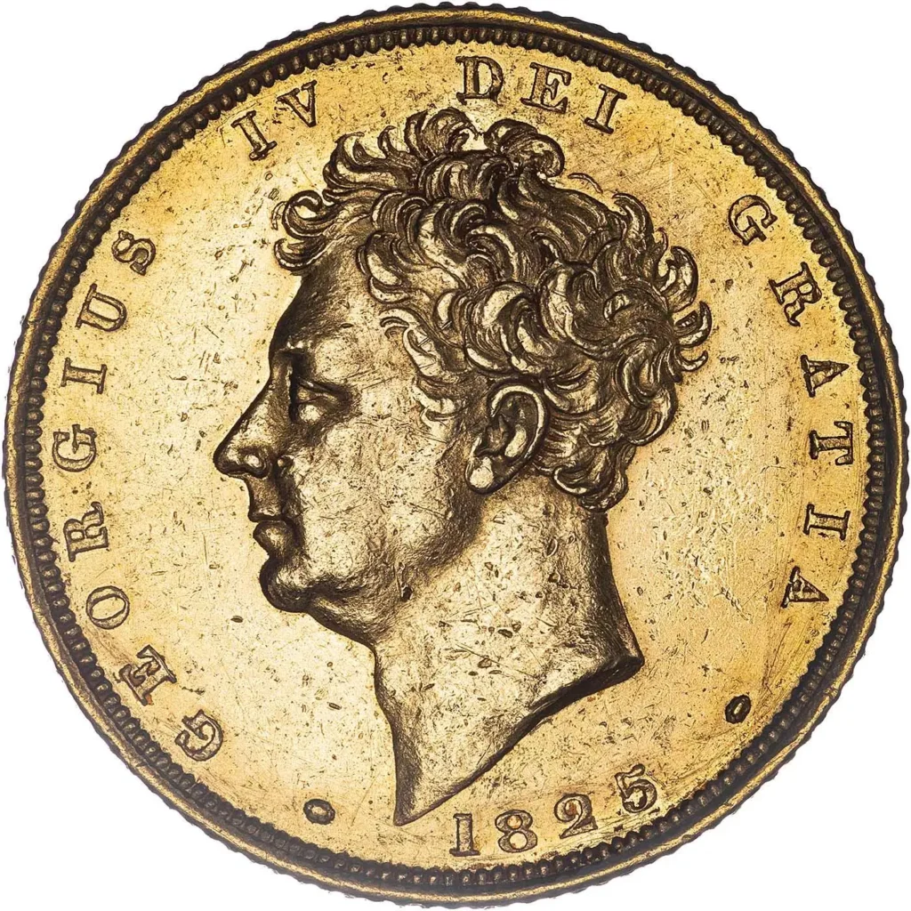 1825 George IV Full Gold Sovereign Coin