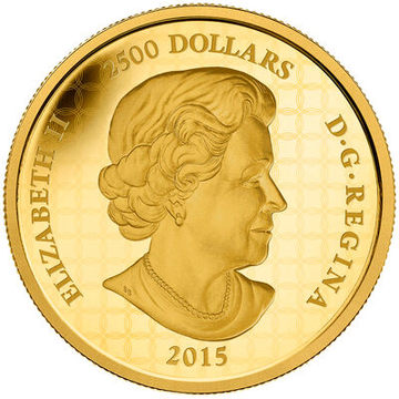 2015 2500 Dollars – Elizabeth II (Year of the Sheep)