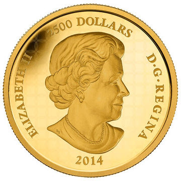 2014 2500 Dollars – Elizabeth II (Snowy Owl)