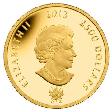 2013 2500 Dollars – Elizabeth II (Battle of Châteauguay and Battle of Crysler’s Farm)