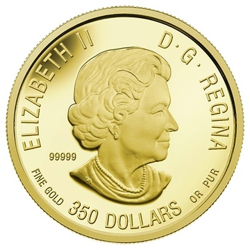 2014 350 Dollars – Elizabeth II (The Majestic Moose)
