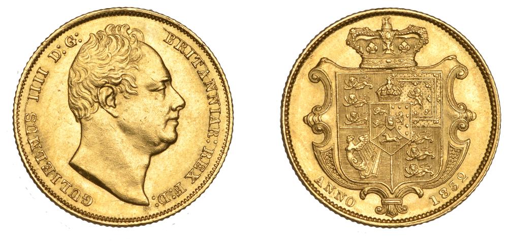 1832 William IV Full Gold Sovereign Coin
