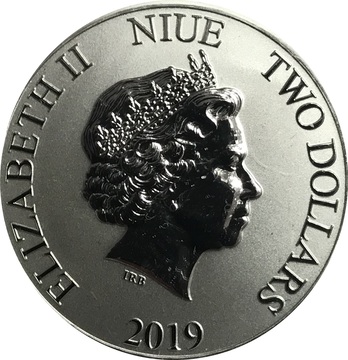 2019 2 Dollars – Elizabeth II (Darth Vader)