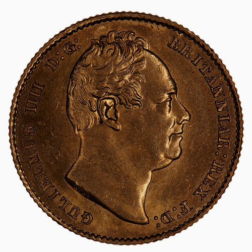 1833 William IV Full Gold Sovereign Coin
