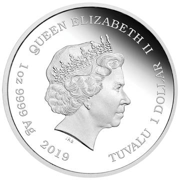 1 Dollar – Elizabeth II (Maggie Simpson)