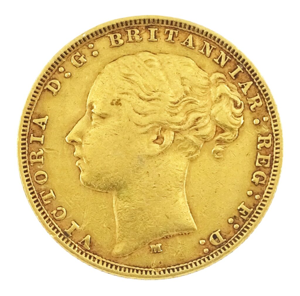 1881 Victoria Half Gold Sovereign Coin