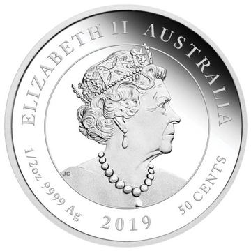 50 Cents – Elizabeth II (6th Portrait – Newborn – Silver Proof)