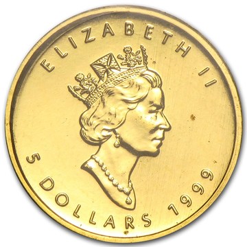 1999 5 Dollars – Elizabeth II (Colored GML; 20 Years Privy)
