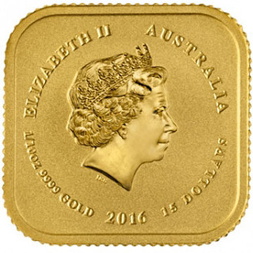 2016-2017 15 Dollars – Elizabeth II (4th Portrait – Australian Legal Tender Gold Unit)