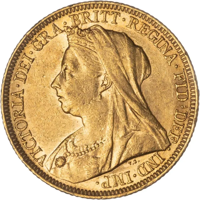 1895 Victoria Full Gold Sovereign Coin