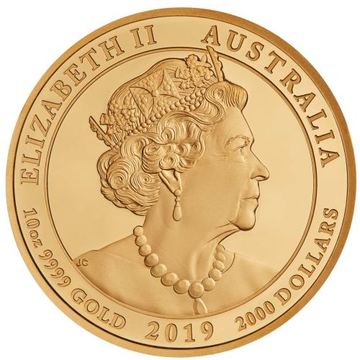 2019 2000 Dollars – Elizabeth II (6th Portrait – The Jewelled Dragon)