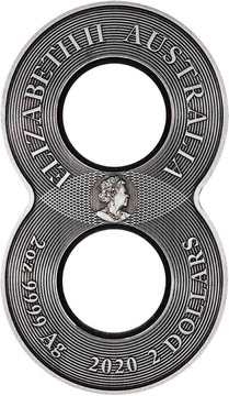 2 Dollars – Elizabeth II (6th Portrait – Dragon and Phoenix)