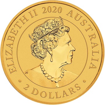 2020 2 Dollars – Elizabeth II (6th Portrait – Mini Roo – Gold Bullion Coin)