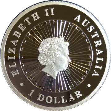 1 Dollar – Elizabeth II (4th Portrait – Year of the Rooster)
