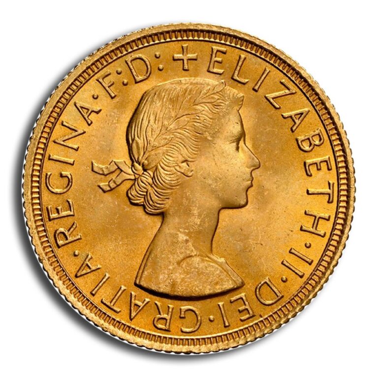 1963 Elizabeth II Full Gold Sovereign Coin