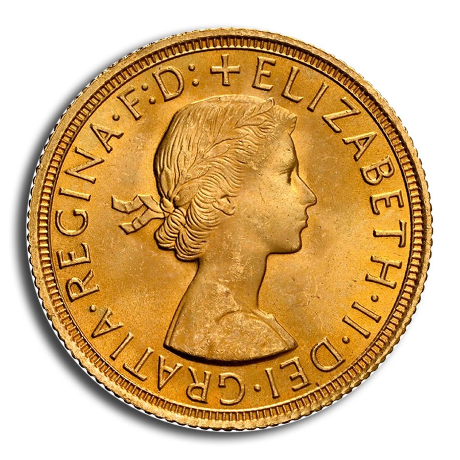 1963 Elizabeth II Full Gold Sovereign Coin