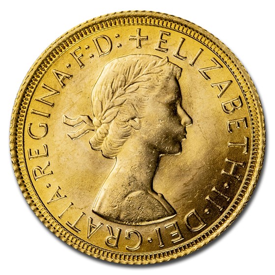 1967 Elizabeth II Full Gold Sovereign Coin