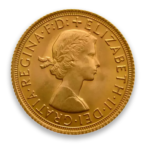 1975 Elizabeth II Full Gold Sovereign Coin