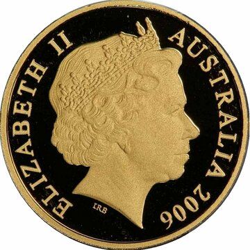 2006-2016 2 Cents – Elizabeth II (4th Portrait – Gold Proof)