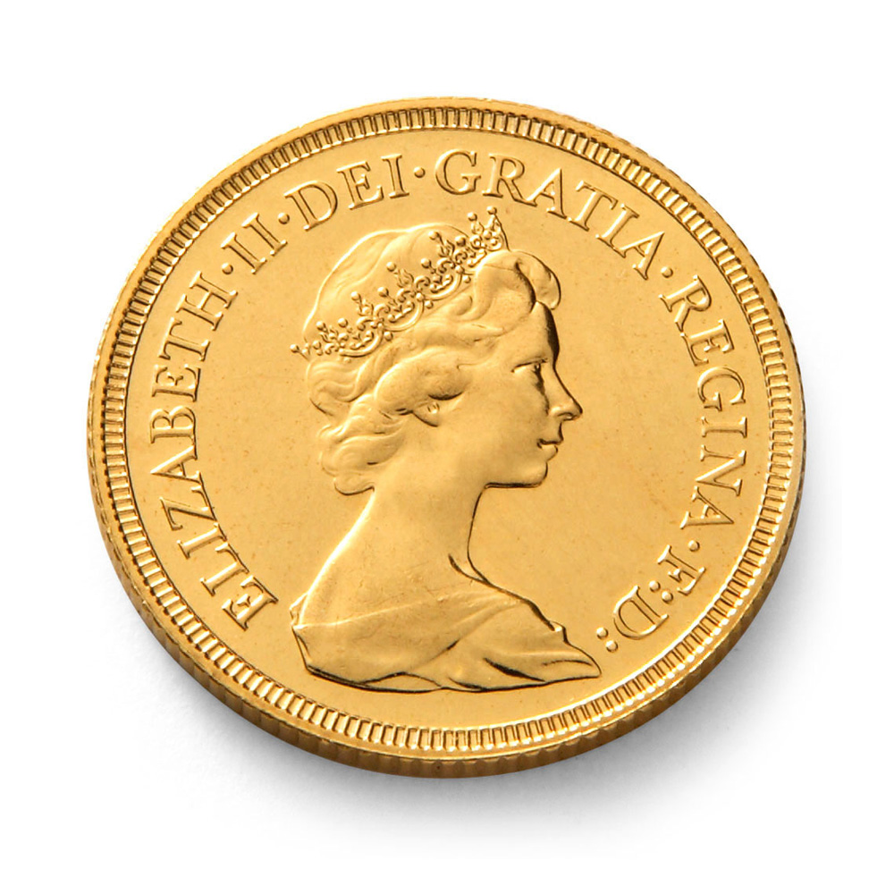 1977 Elizabeth II Half Gold Sovereign Coin