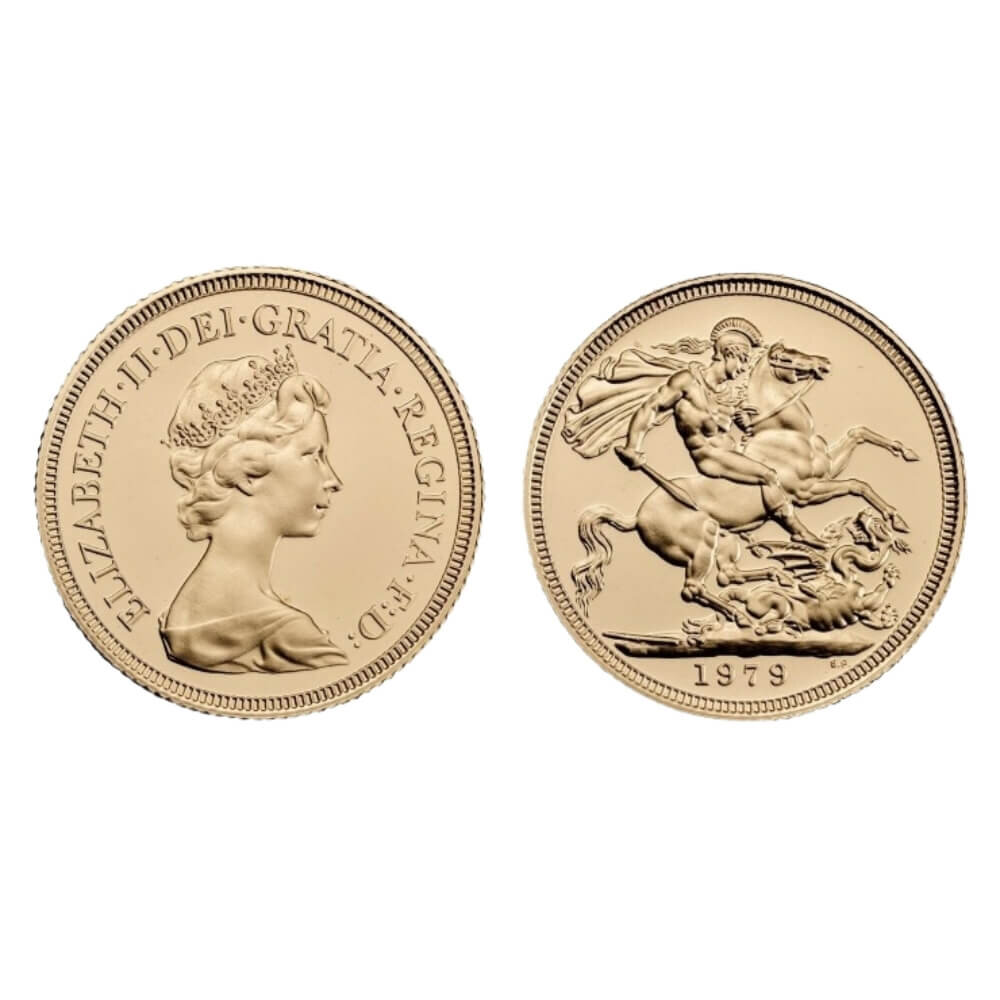 1979 Elizabeth II Full Gold Sovereign Coin