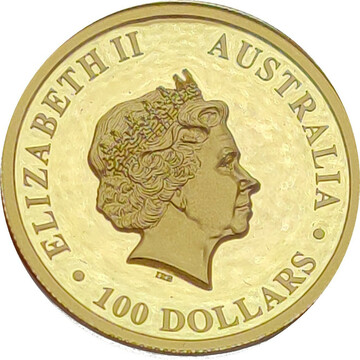 2018 100 Dollars – Elizabeth II (4th Portrait – Wedge-tailed Eagle – High Relief Gold Proof)