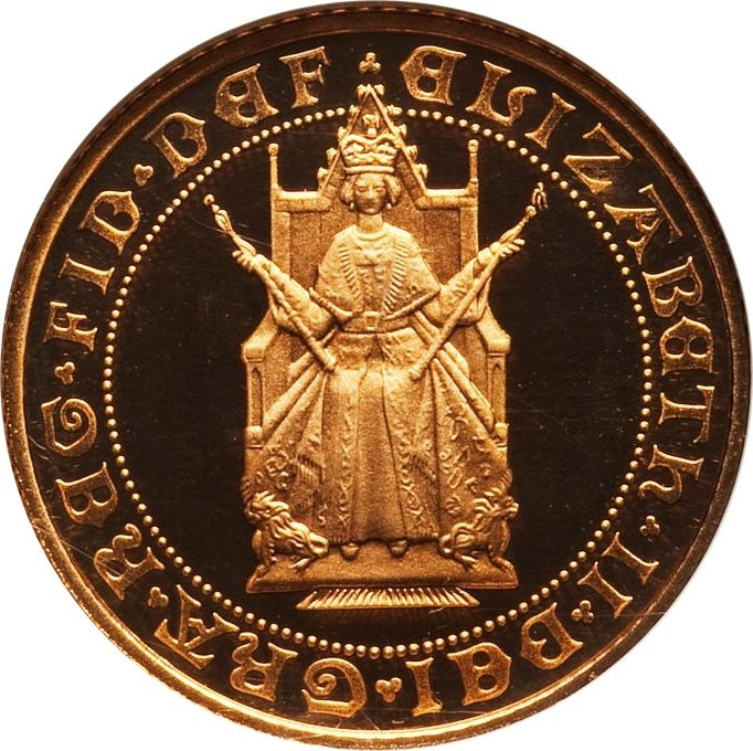 1989 Elizabeth II Double Gold Sovereign Coin