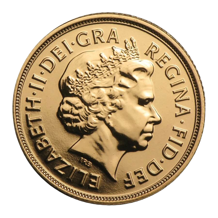 1998 Elizabeth II Full Gold Sovereign Coin