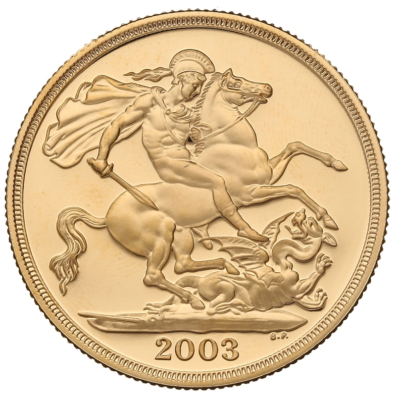 2003 Elizabeth II Double Gold Sovereign Coin