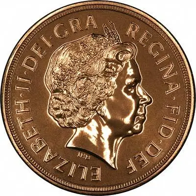 2003 Elizabeth II Five Gold Sovereign Coin