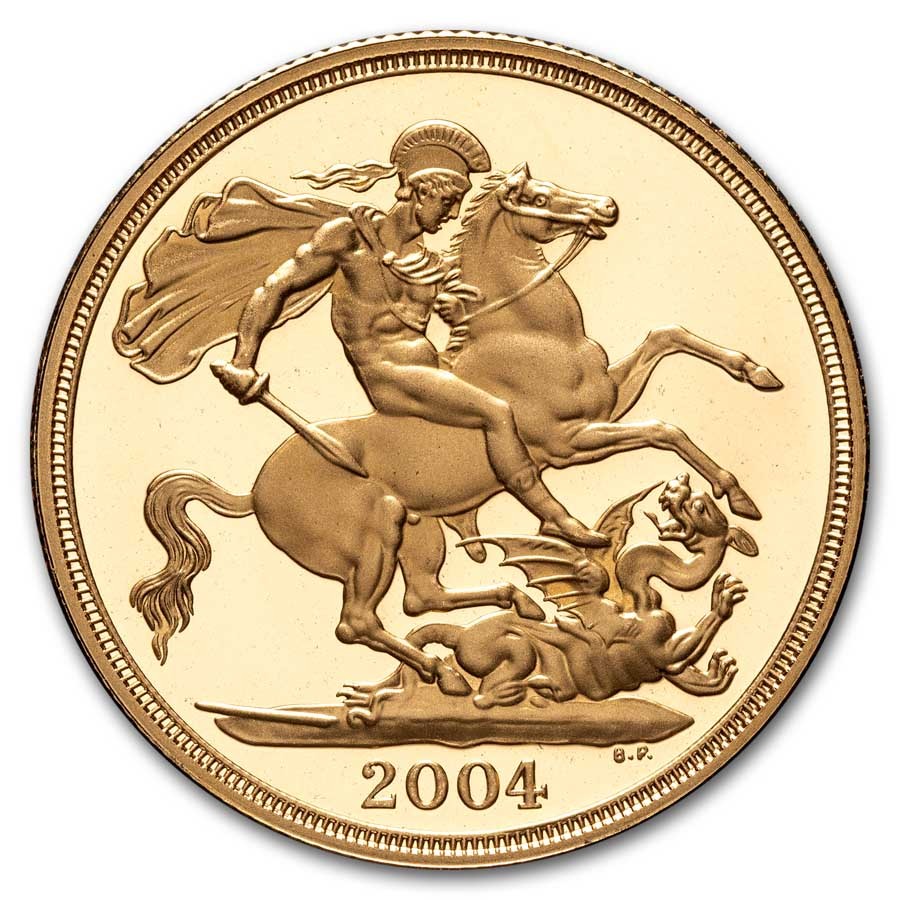 2004 Elizabeth II Double Gold Sovereign Coin