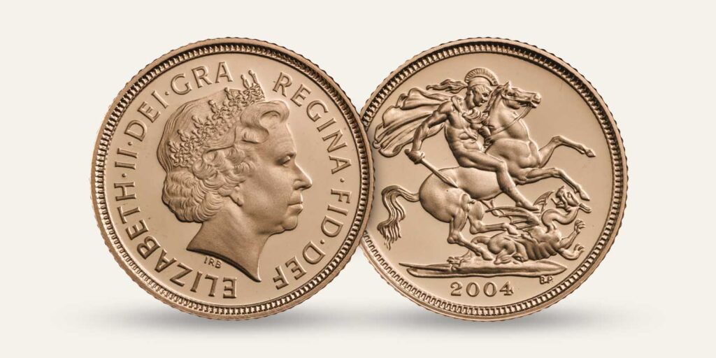 2004 Elizabeth II Full Gold Sovereign Coin