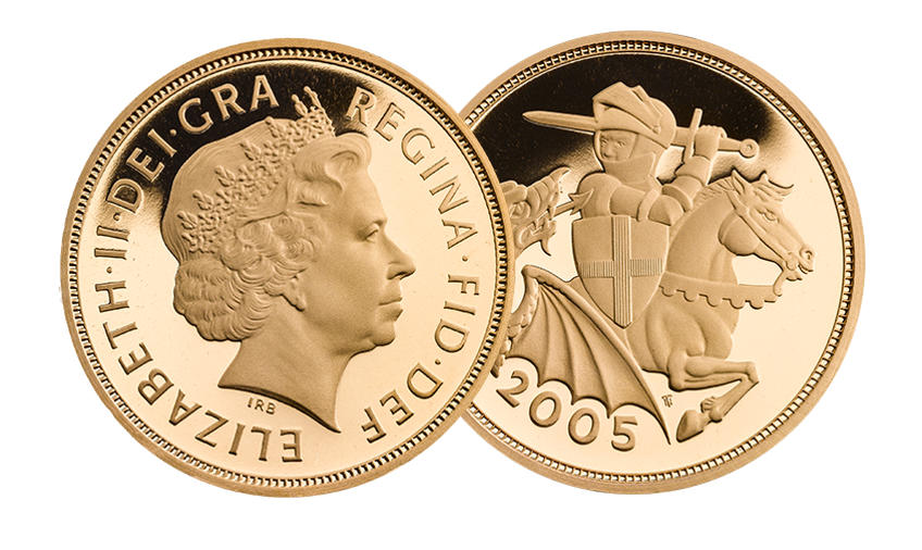 2005 Elizabeth II Double Gold Sovereign Coin