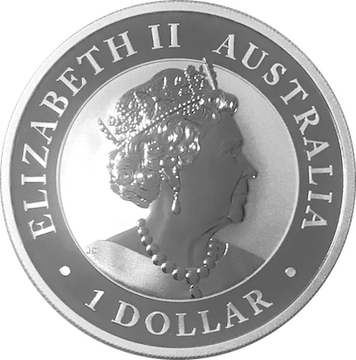 1 Dollar – Elizabeth II (6th Portrait – Hand of Faith – Silver Bullion Coin)