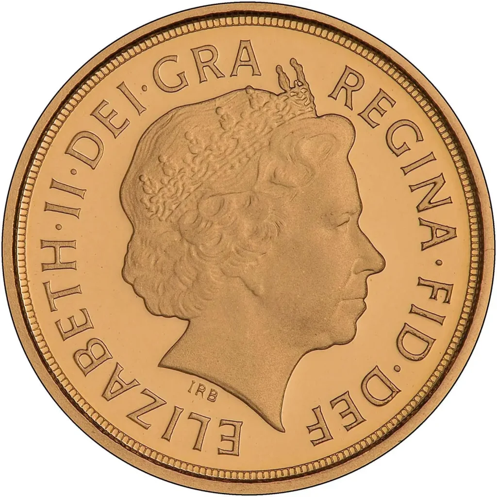 2011 Elizabeth II Quarter Gold Sovereign Coin