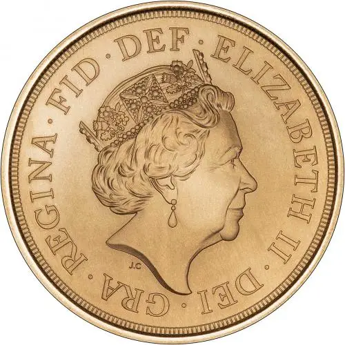 2013 Elizabeth II Five Gold Sovereign Coin