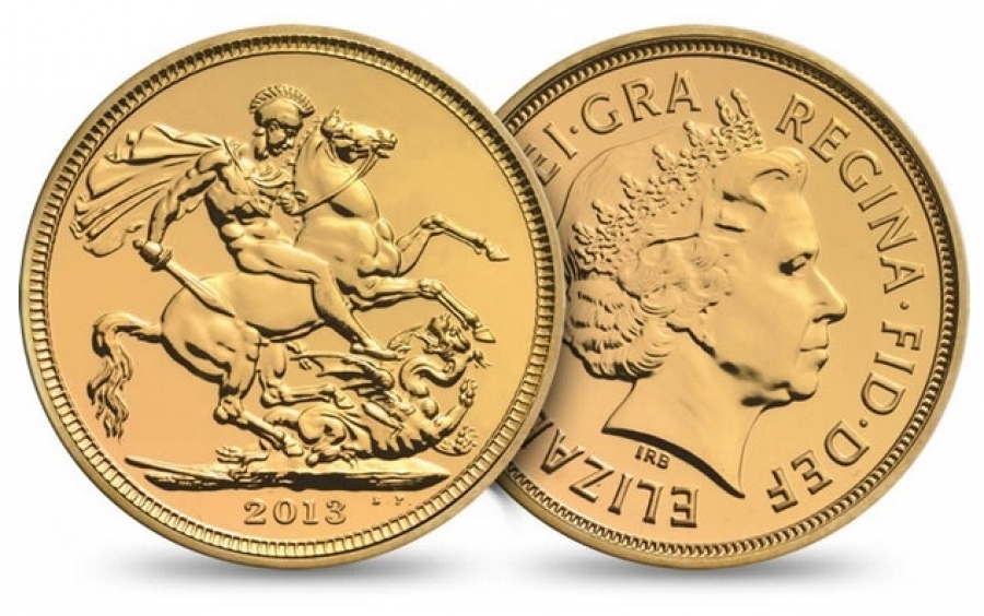 2013 Elizabeth II Full Gold Sovereign Coin