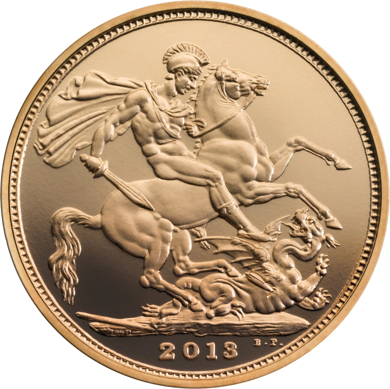 2013 Elizabeth II Quarter Gold Sovereign Coin