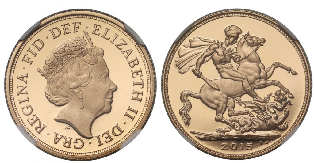 2015 Elizabeth II Full Gold Sovereign Coin