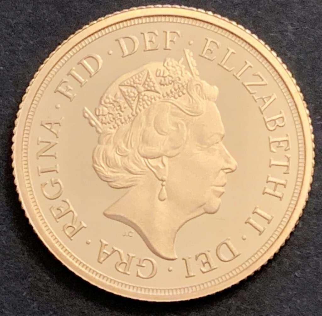 2015 Elizabeth II Quarter Gold Sovereign Coin