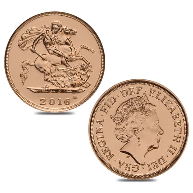 2016 Elizabeth II Half Gold Sovereign Coin