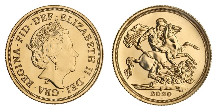 2020 Elizabeth II Half Gold Sovereign Coin