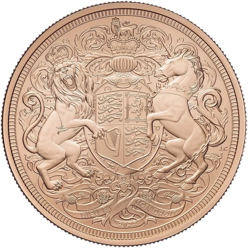 2022 Elizabeth II Five Gold Sovereign Coin