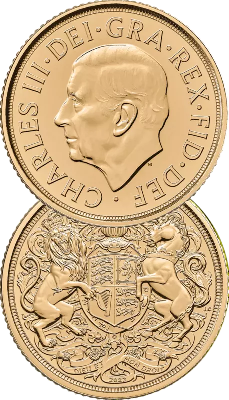 2022 Charles III Full Gold Sovereign Coin